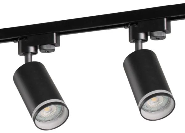 Faretto per sistema a binario PARIGI 3xGU10/10W/230V + 1 m rotaia sistema