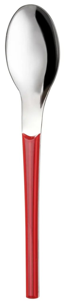 Cucchiaio in acciaio inox manico rosso Eme