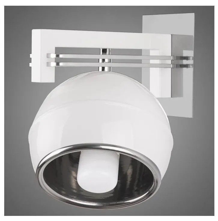 Kemar SG/KU/K/WH - Applique QUARA 1xE27/60W/230V