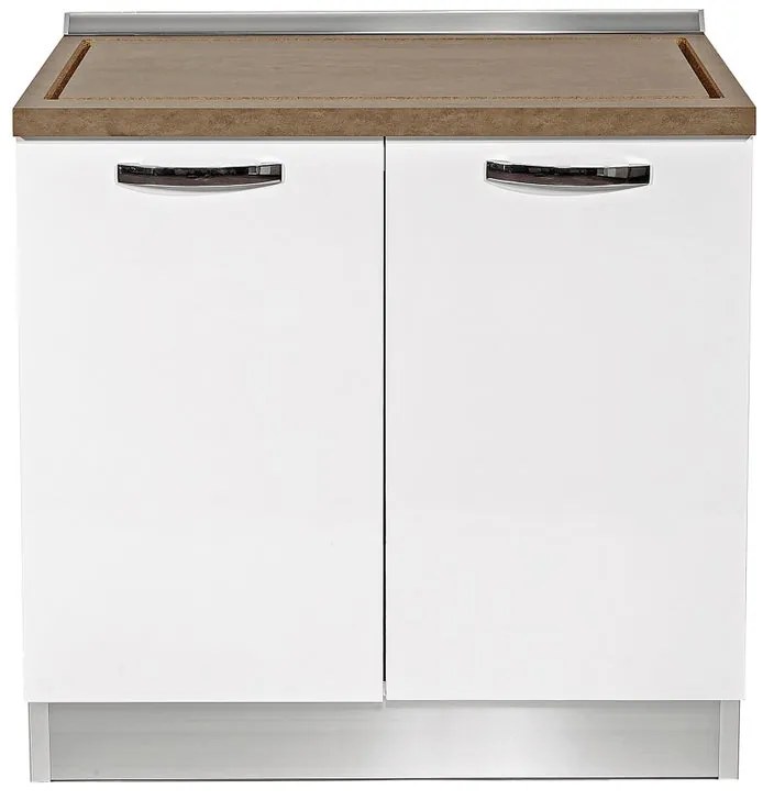 Base Luna kit sottolavello da montare bianco L 90 x H 88 x P 60 cm