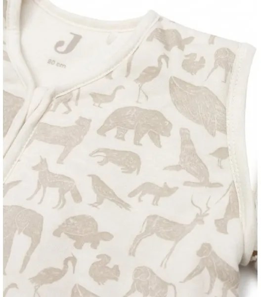 Jollein - Sacco a pelo 2in1 6-18 mesi 3 TOG Animals Nougat