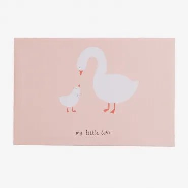Tela Decorativa 20x30 Cm Veruca Kids Nude Marrone Chiaro - Sklum