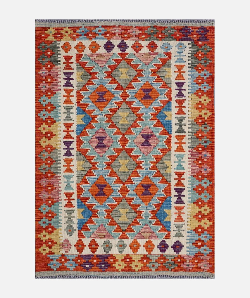 Kilim Tappeto 120 x 90 (Pakistan) Tessuto A Mano