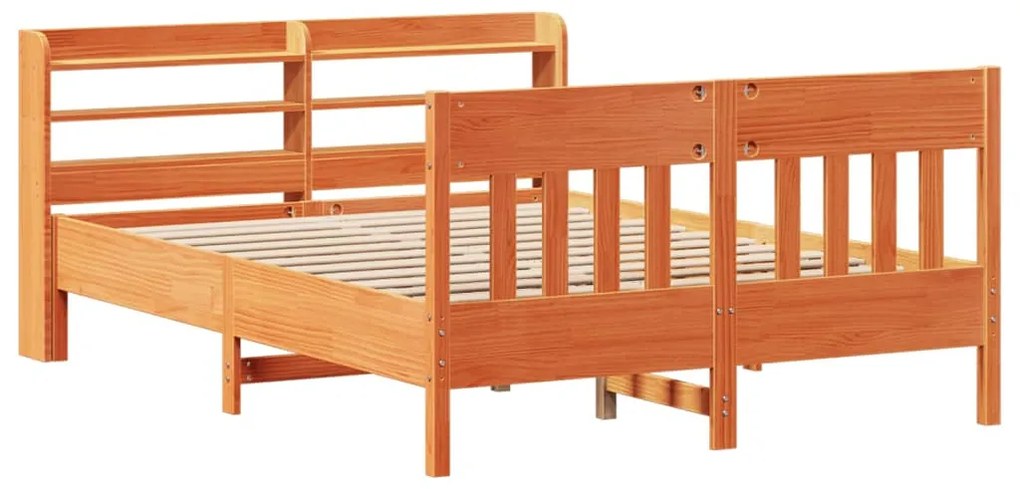 Letto senza materasso marrone cera 120x200 cm in legno di pino