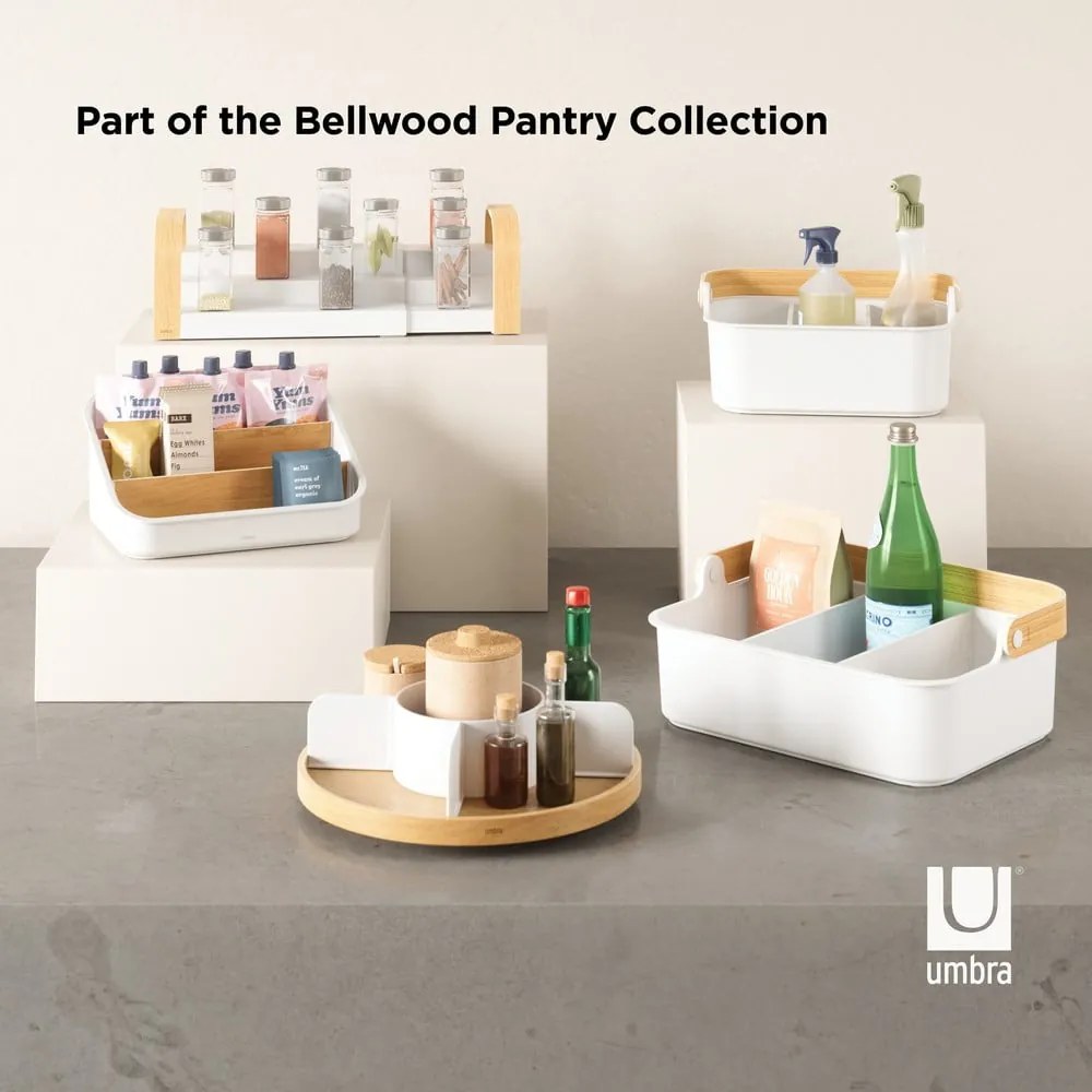 Organizer da bagno in plastica bianca per cosmetici Bellwood - Umbra