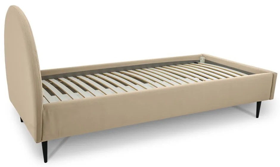 Letto per bambini beige con contenitore 90x200 cm Rainbow - Scandic