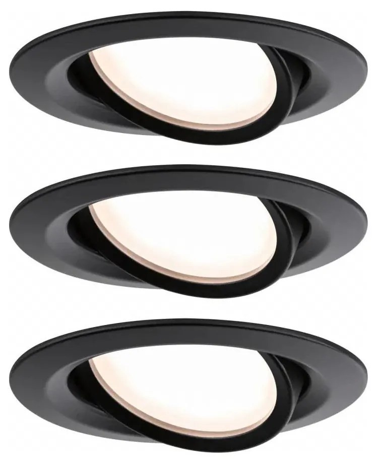 Paulmann 93080 - Set 3x LED 6W IP23 dimmerabile incasso COIN 230V