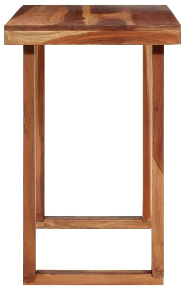 Tavolo da pranzo 110x50x76 cm legno massello di acacia