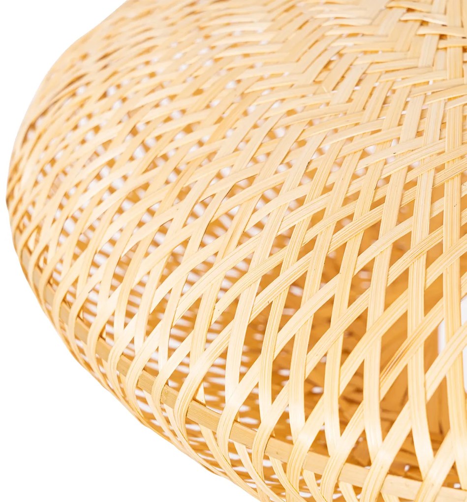 Lampada a sospensione orientale in bambù 50 cm - Ostrava