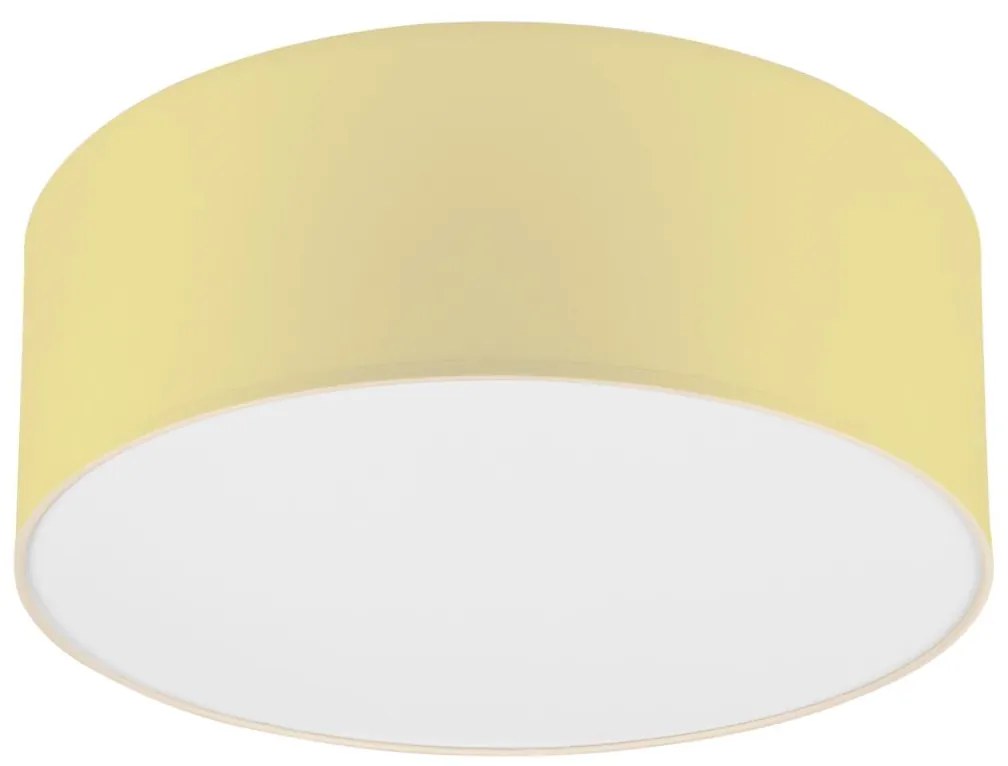 Plafoniera SIRJA PASTEL 1xE27/60W/230V diametro 35 cm giallo