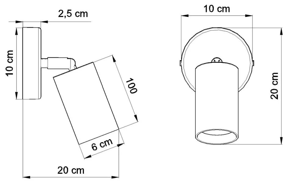 Lampada da parete in legno Ludwik - Sollux