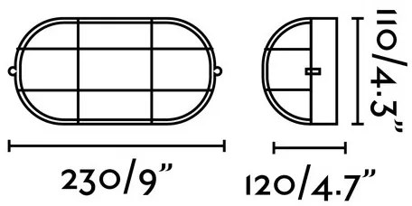 FARO 70998 - Applique da esterno CABO 1xE27/60W/230V IP65