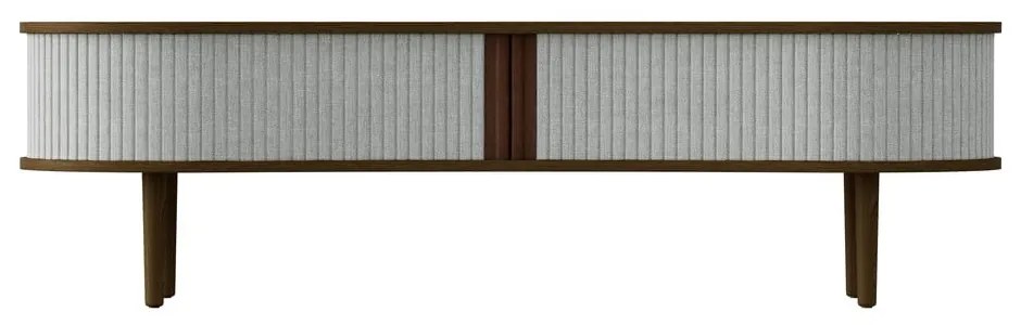 Tavolo TV grigio-marrone in rovere 140x40 cm Audacious - UMAGE