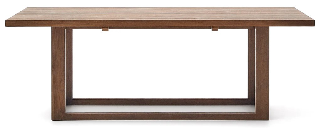 Kave Home - Tavolo Sashi in legno massiccio di teak 220 x 100 cm