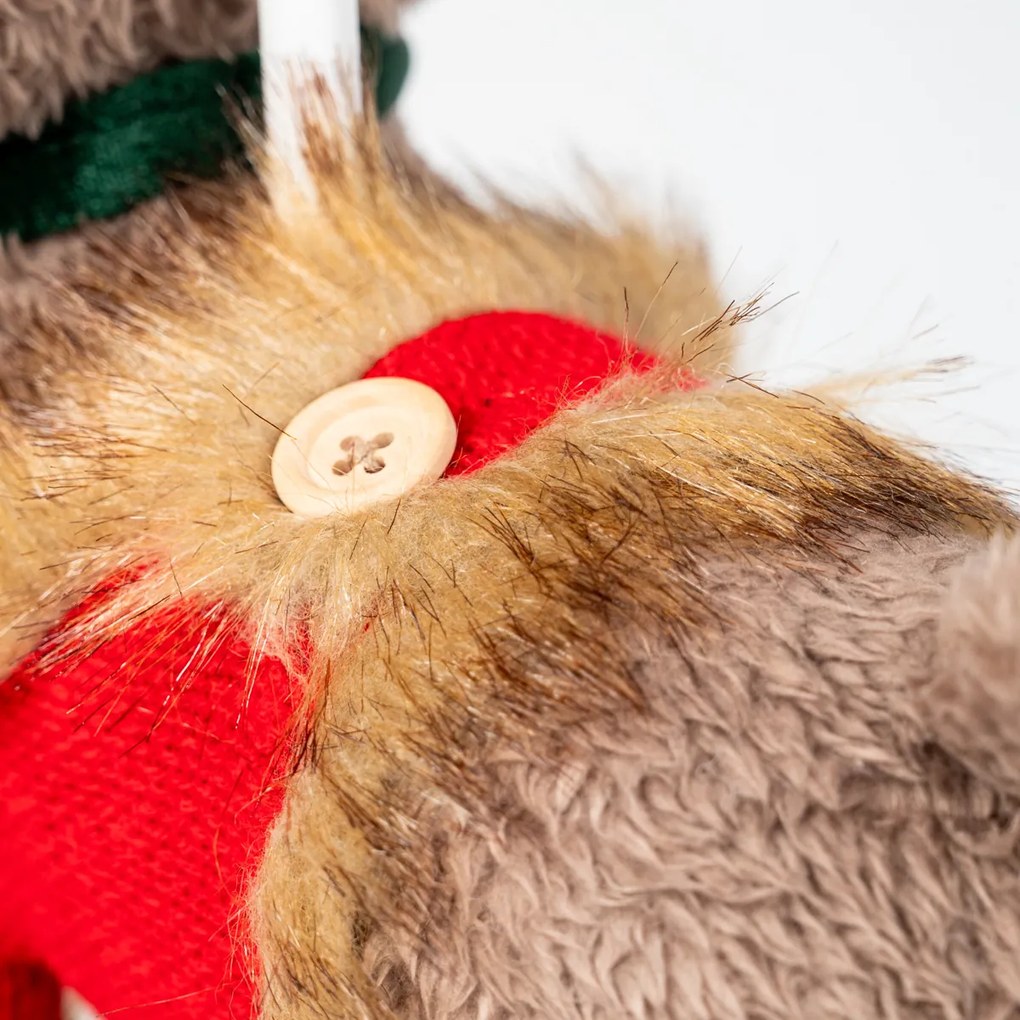 Lampada da tavolo natalizia renna marrone con LED - Rudi