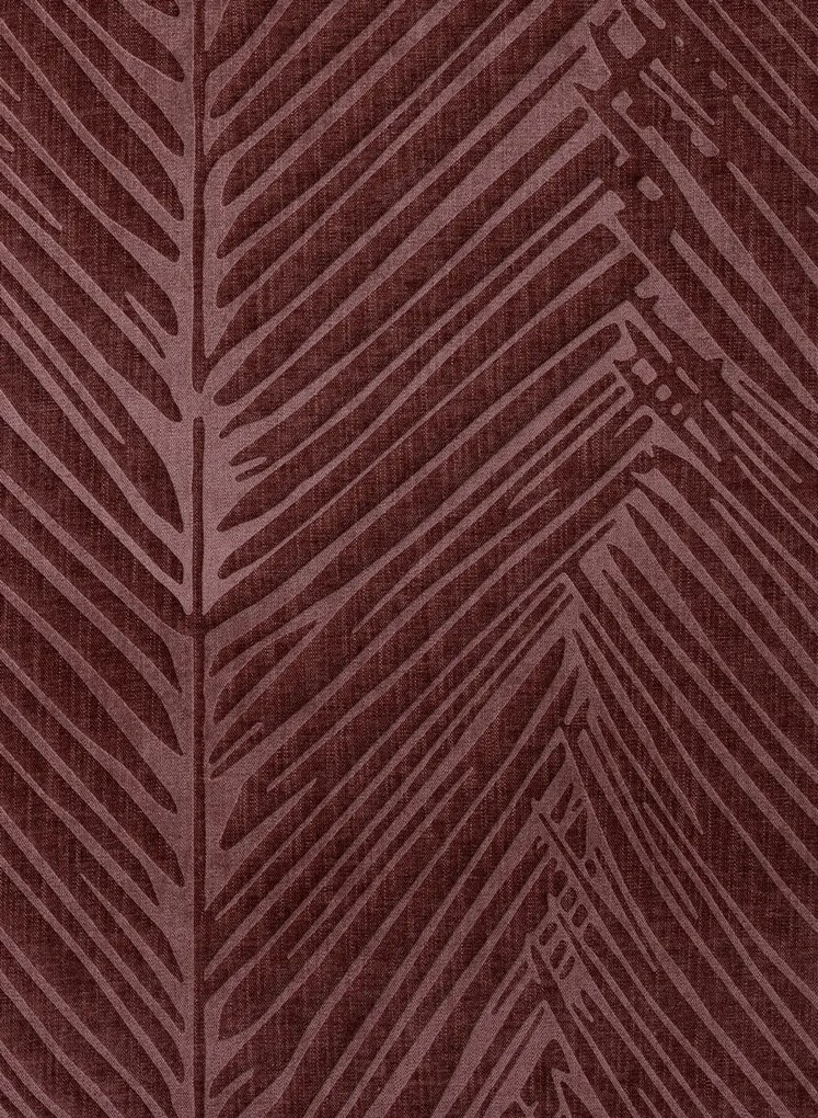 Arte International Carta da parati Palma - Plum