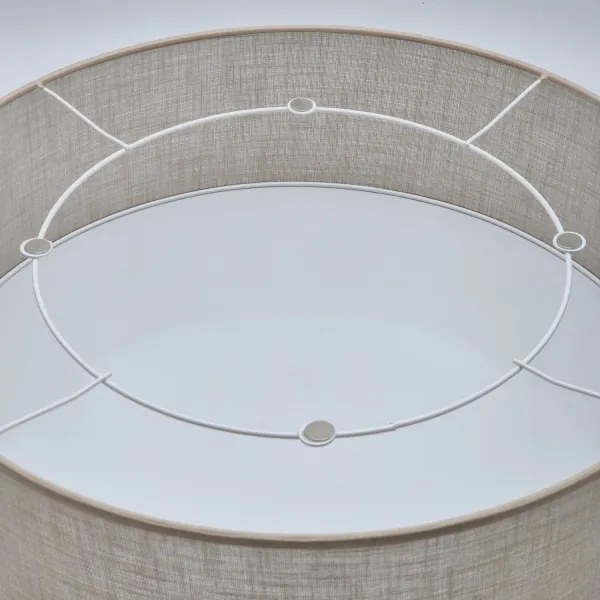 Plafoniera da soffitto SIRJA 2xE27/15W/230V Ø 45 cm beige