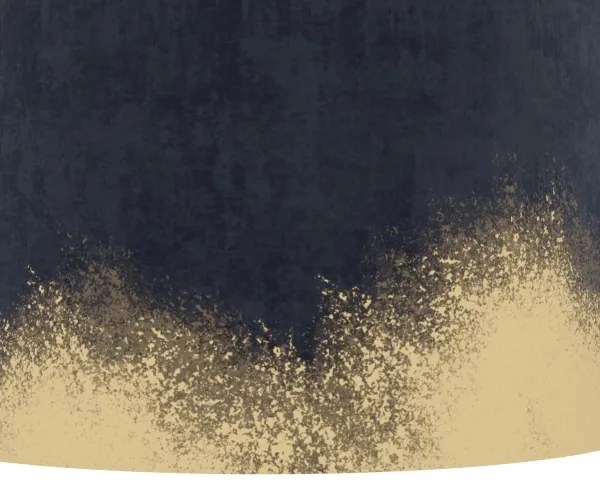 Eglo 39974 - Lampadario a sospensione con filo CASUARITA 1xE27/40W/230V diametro 53 cm blu/oro