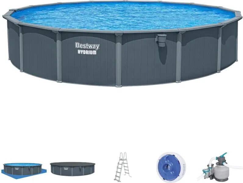 Bestway 561RP Set piscina fuori terra rigida Hydrium da 732X132 cm