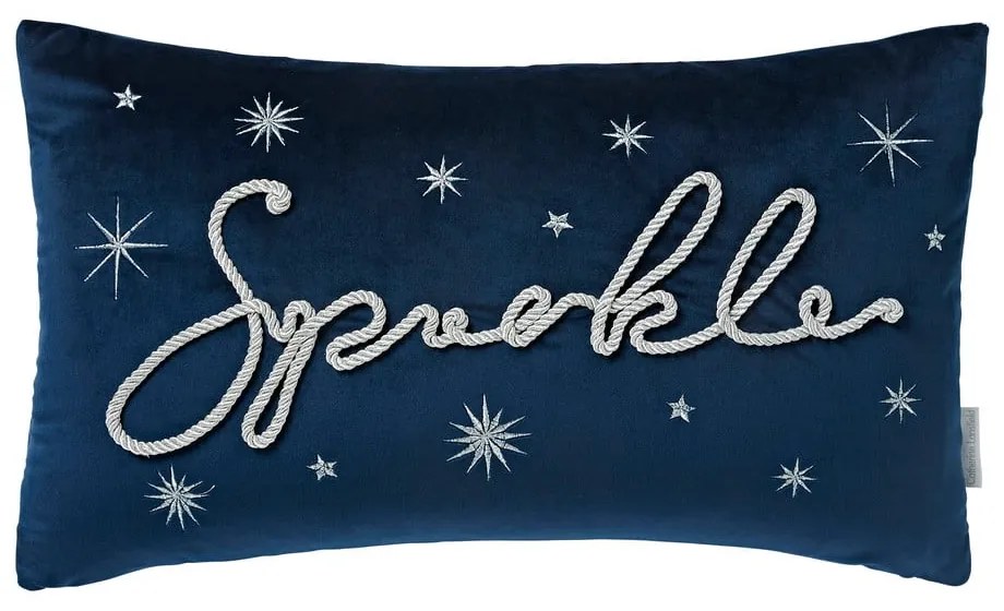 Cuscino decorativo in velluto con motivo natalizio 30x50 cm Sparkle - Catherine Lansfield