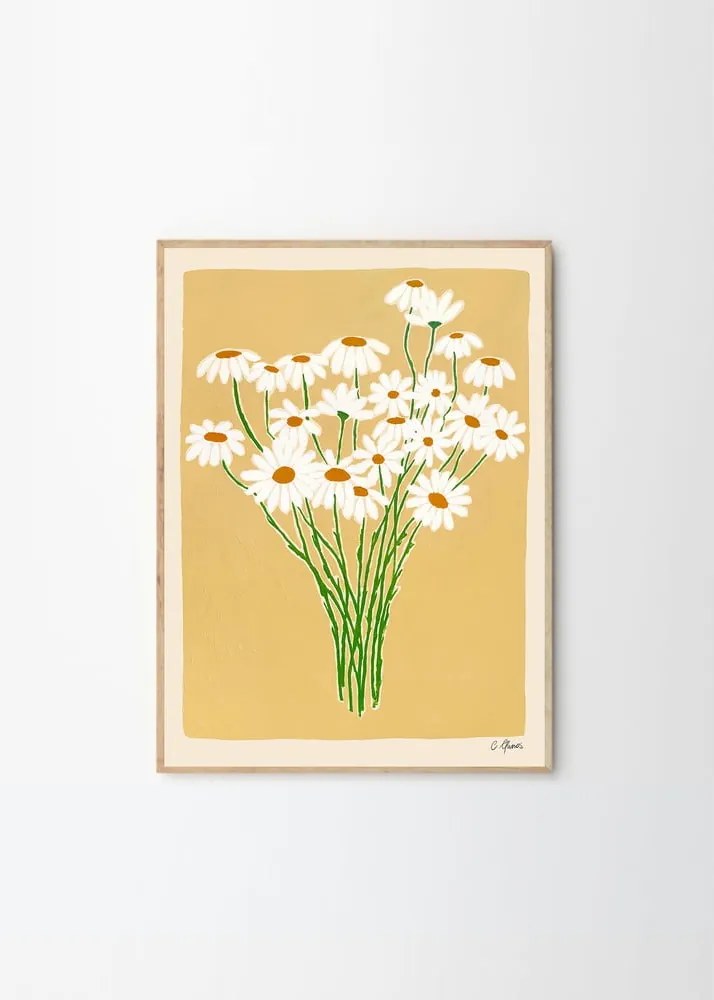 Poster 30x40 cm Daisies – Carla Llanos – The Poster Club