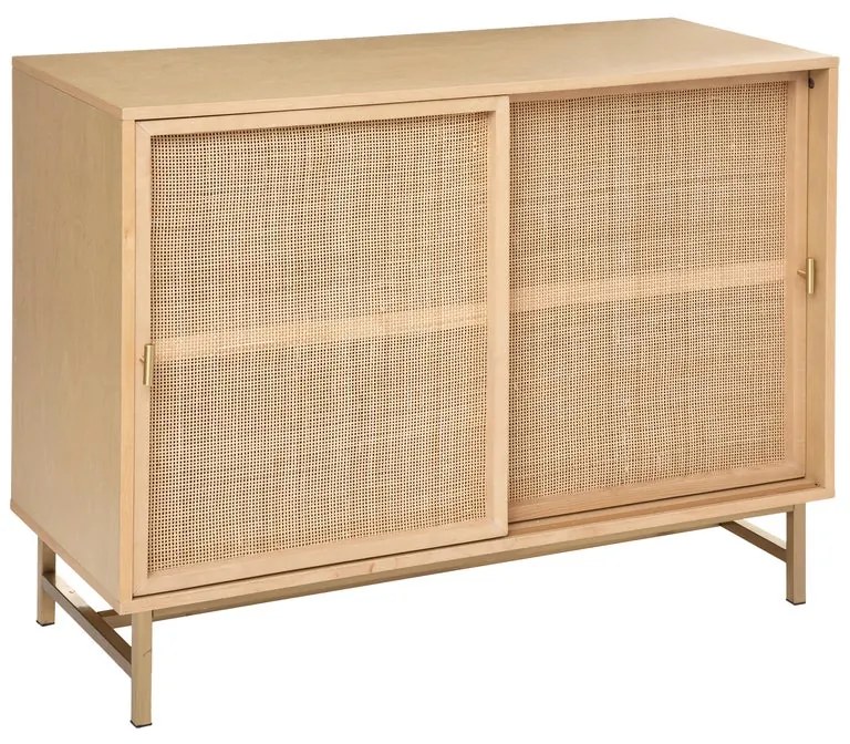 Credenza natura Rayo L 100 x P 40 x H 78.5 cm