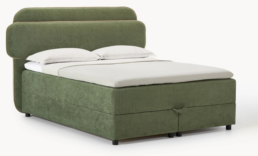 Letto boxspring con vano contenitore Enrica