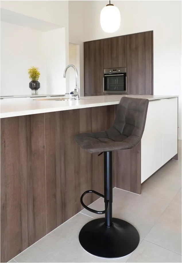 Set di sbagelli da bar grigio scuro in imbottito con altezza regolabile 2 pz (altezza della seduta 63 cm) Middelfart – House Nordic