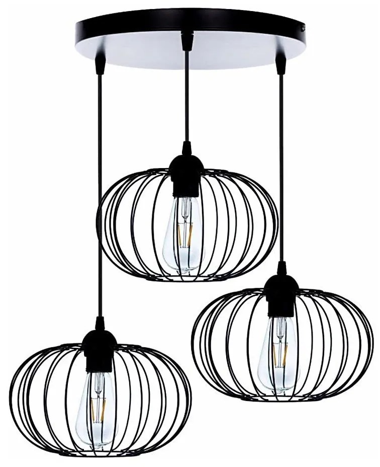 Lampadario a plafone BOCCA 3xE27/60W/230V