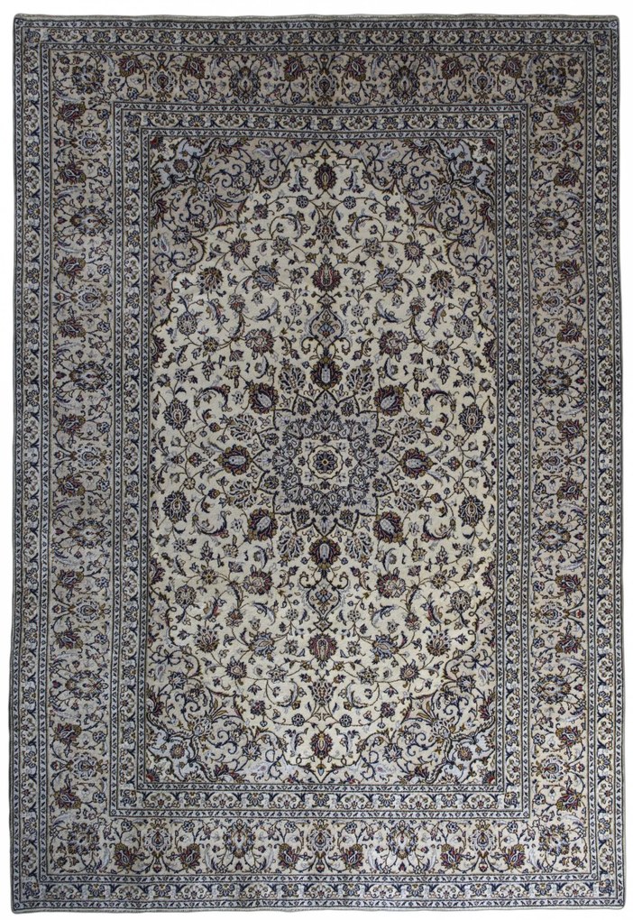 Kashan Tappeto persiano 250x360 Beige (Iran) Annodato A Mano