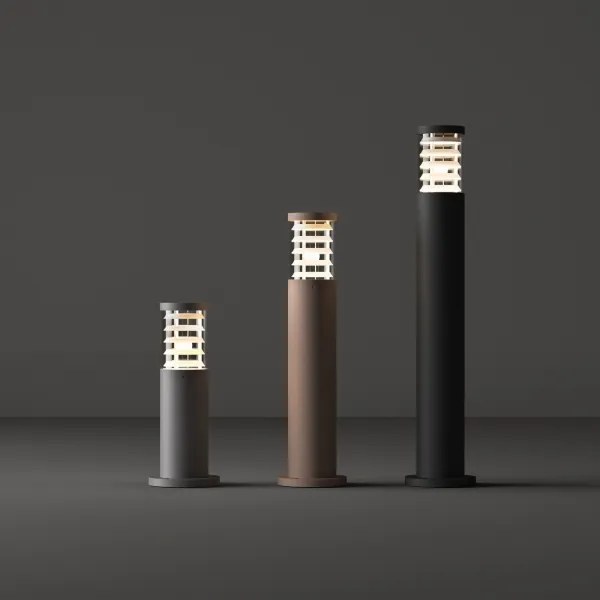 Ideal Lux - Lampada da esterno TRONCO 1xE27/42W/230V 80 cm IP65 nera