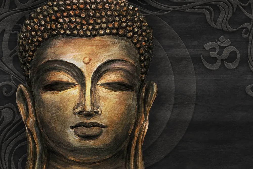 Carta da parati autoadesiva – Volto di Buddha