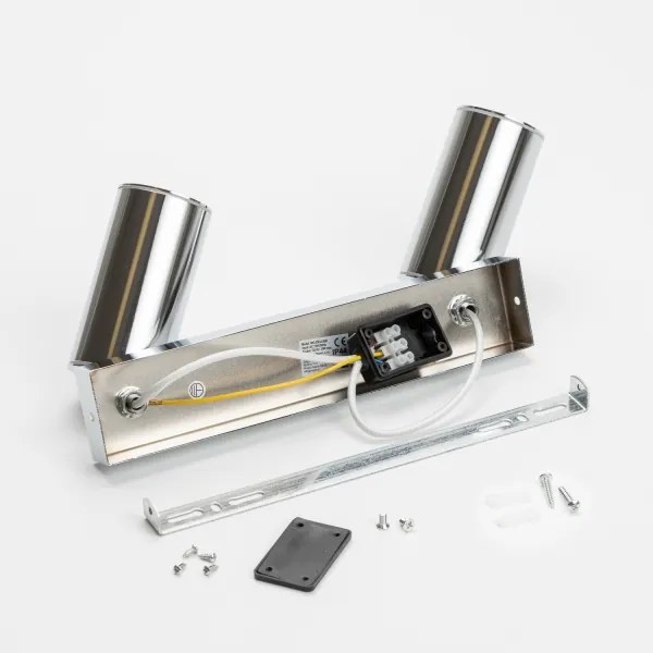 Brilagi - Luce Spot da bagno SELE 2xGU10/30W/230V IP44 cromo lucido