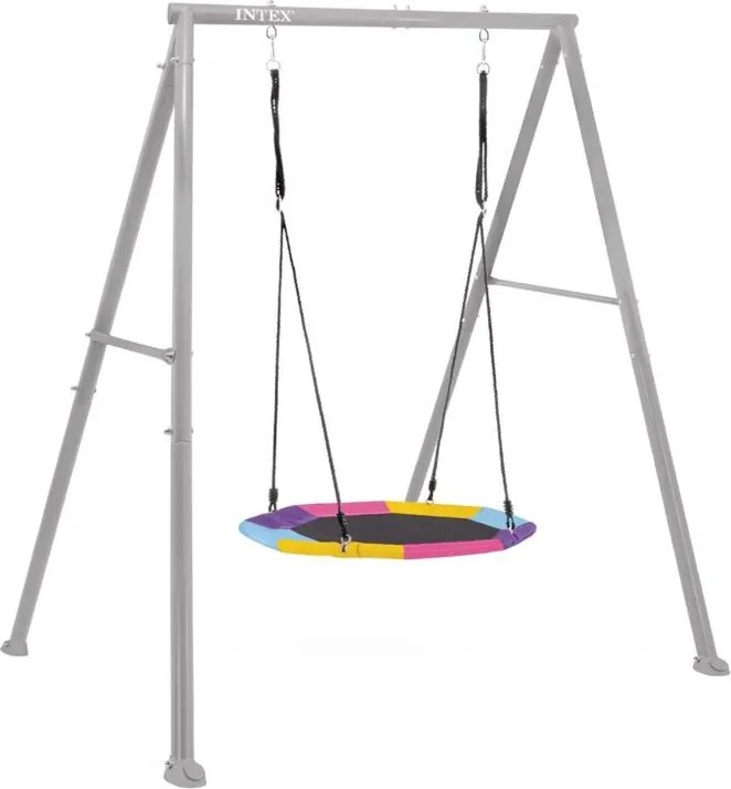 Altalena da giardino con dondolo a nido ottagonale per bambini 3-10 anni Intex 44112