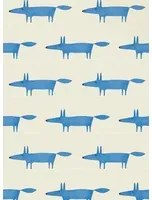 Scion Carta da parati Midi Fox - Pebble/ Denim