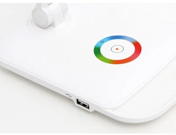 Lampada da tavolo LED RGB dimmerabile con touch LED/18W/230V + USB