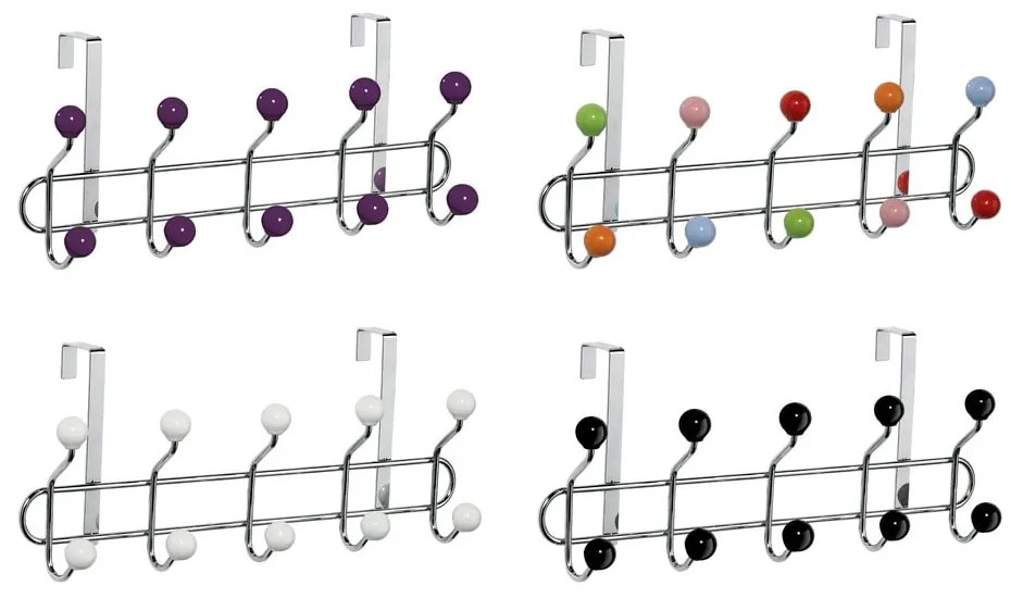 Appendiabiti in metallo bordeaux-argento 41 cm - Premier Housewares