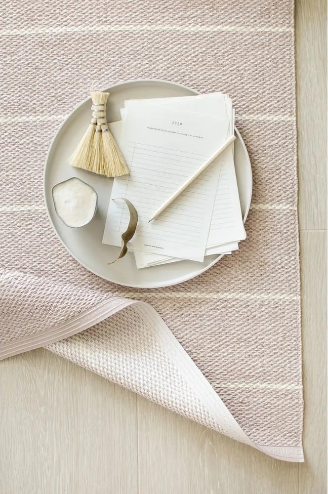 Passatoia da interno/esterno rosa chiaro 70x270 cm Carl Pale Rose – Pappelina