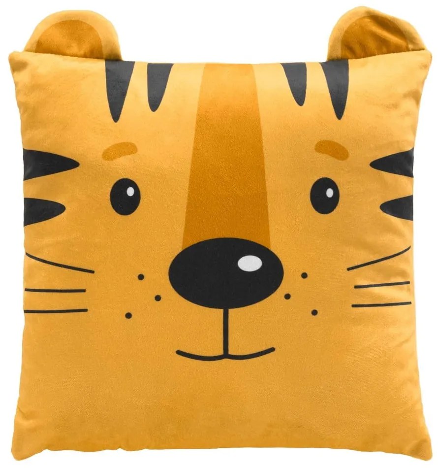 Cuscino per bambini in velluto 40x40 cm Tigry – douceur d'intérieur