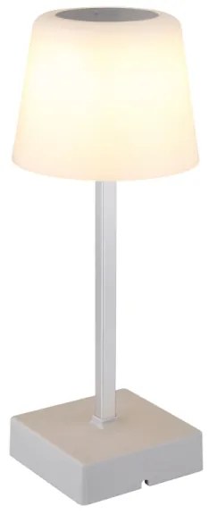 Globo 28061SI-LED lampada da tavolo touch XAYDEN 2W/5V 800 mAh argento