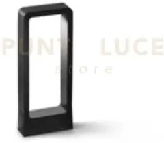 Nature paletto da sterno led 4000k 698lm 12w ip65 nero h.40cm