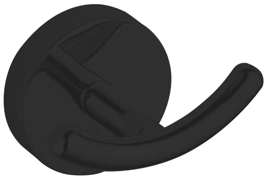 Aqualine - Appendiabiti da parete SAMBA nero