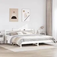 Letto senza Materasso Bianco 180x200 cm Legno Massello di Pino 3306880