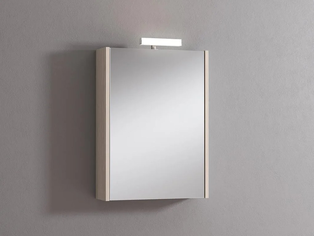 Pensile con luce Akira olmo rousseau L 51.5 x H 70 x P 15.5 cm
