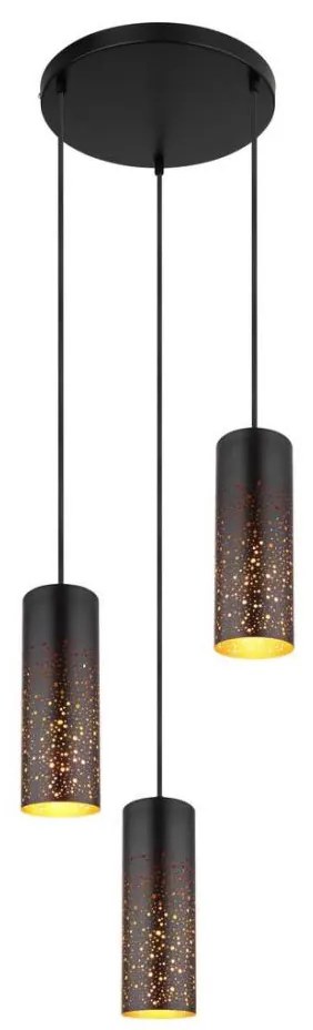 Globo 21005-3H - Lampadario a sospensione con filo CROCKY 3xE27/40W/230V