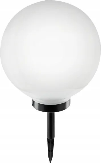 Lampada solare a LED 1,2 V, 6500 K, 200 mAh, Ø 30 cm, IP44, bianco/nero