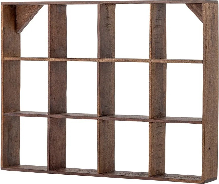 Mensola di colore naturale in legno riciclato con ripiani multipli 53 cm Tilo – Bloomingville