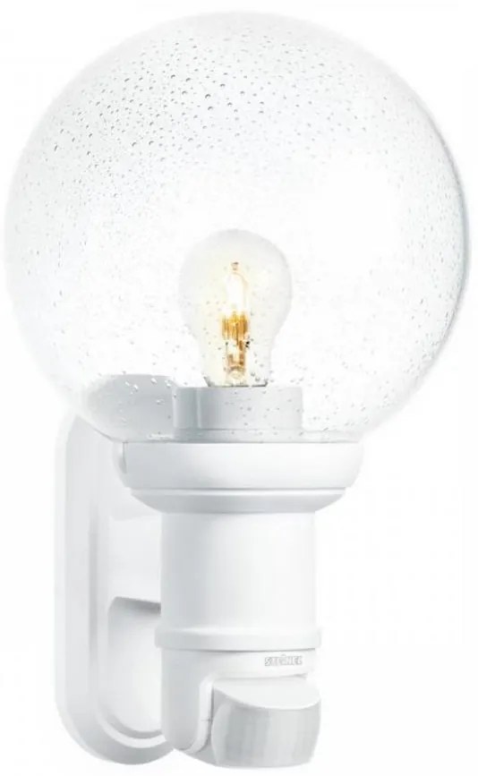 STEINEL 634315 - L 560 S Applique bianca con sensore da esterno IP44