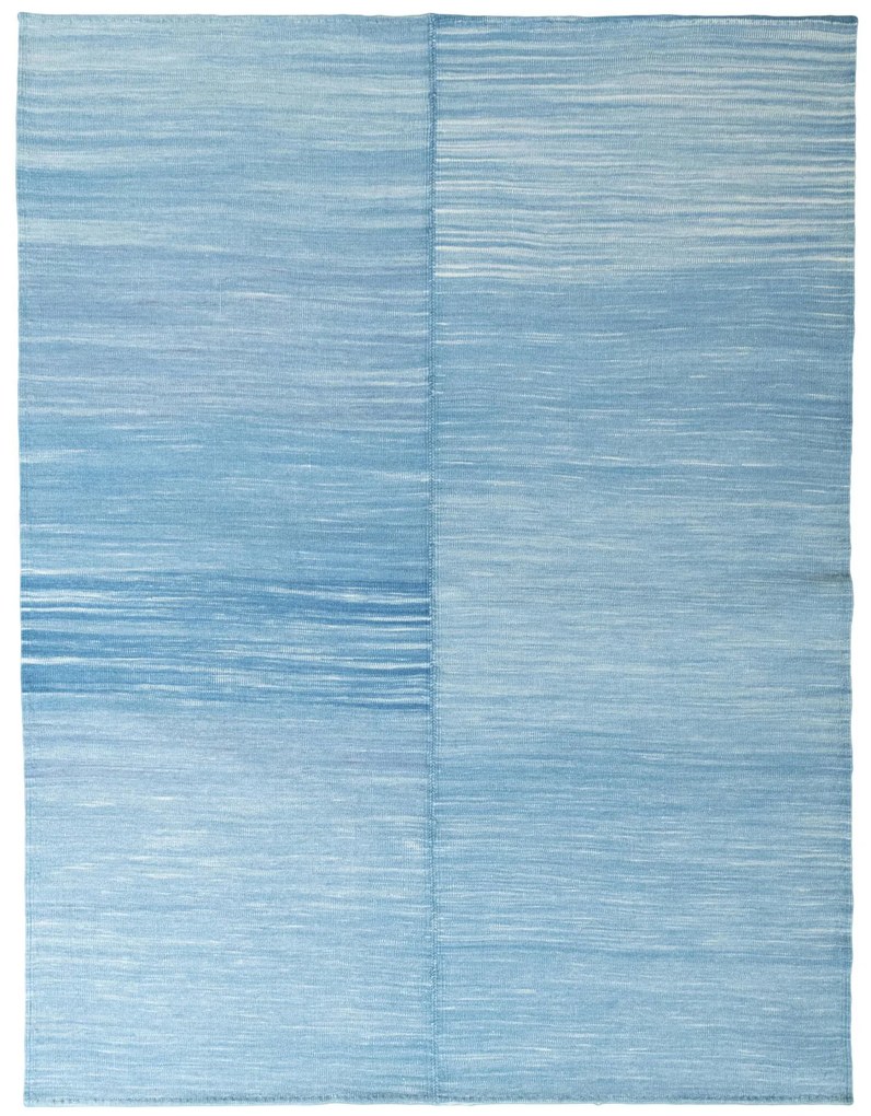 Kilim Tappeto 150 x 200 Blu (Iran) Tessuto A Mano