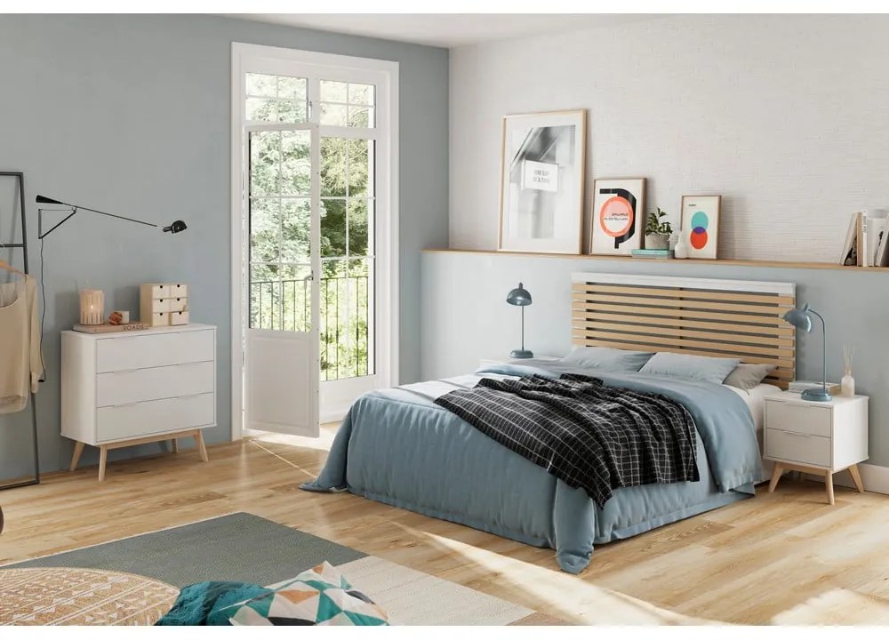 Cassettiera bassa bianca 80x83 cm Campus - Marckeric